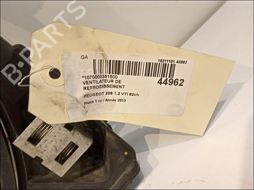 Used Radiator fan PEUGEOT 208 I (CA_, CC_) 1.2 VTI 82 (82 hp) 11425711