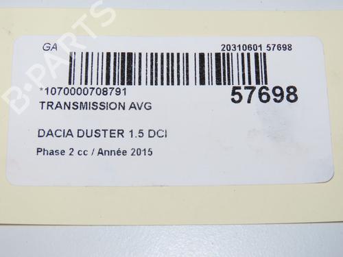 Left front driveshaft DACIA DUSTER (HS_) 1.5 dCi | BP32486110M38