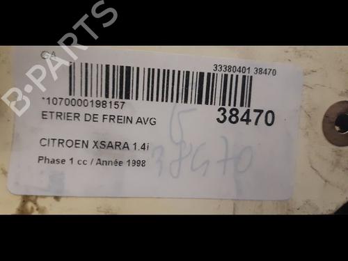 Used Left front brake caliper Left front brake caliper CITROËN XSARA (N1) 1.4 i (75 hp) 14878235 14878235