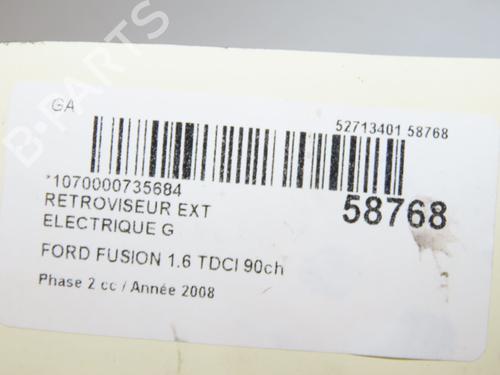 Bakspejl venstre Bakspejl venstre FORD FUSION (JU_) 1.6 TDCi (90 hp) 39893935 39893935