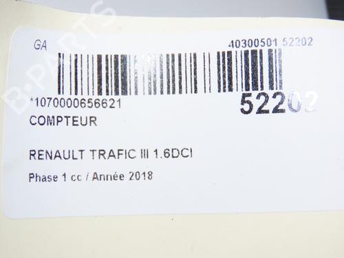 Instrument cluster RENAULT TRAFIC III Van (FG_) 1.6 dCi 125 (FGMH) | BP28967980C47 - Image 3