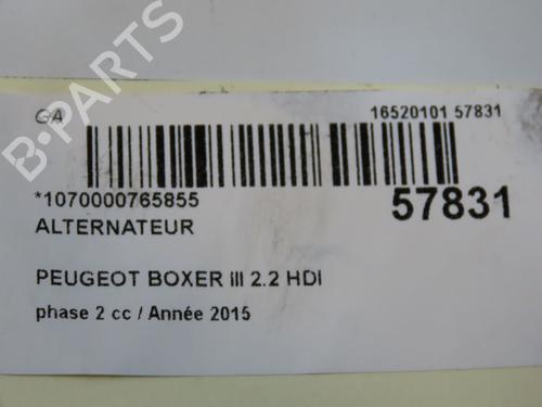 Alternator PEUGEOT BOXER Van 2.2 HDi 130 | BP36493470M7  - Image 5