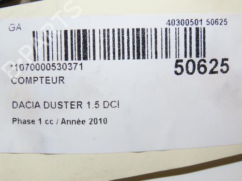 Instrument cluster DACIA DUSTER (HS_) 1.5 dCi 4x4 (HSMC, HSMD) | BP23868960C47 - Image 6