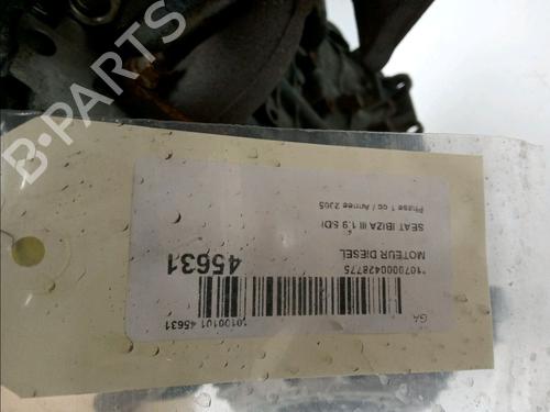 Engine SEAT IBIZA III (6L1) 1.9 SDI | BP12604616M1 