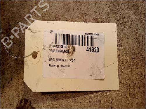 Used Expansion tank OPEL MERIVA B MPV (S10) 1.7 CDTI (75) (110 hp) 9617317