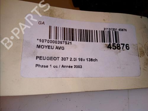 Used Right front steering knuckle PEUGEOT 307 (3A/C) 2.0 16V (136 hp) 14876399