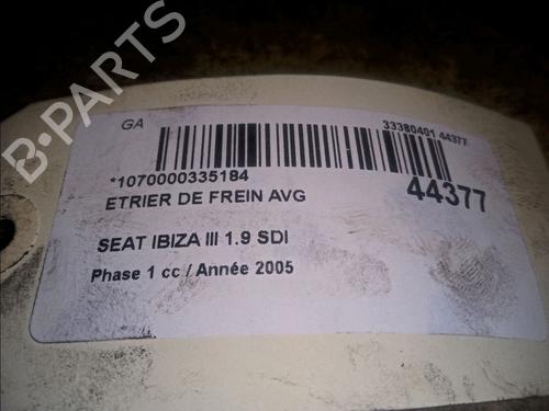 Left front brake caliper SEAT IBIZA III (6L1) 1.9 SDI | BP14878479M105 