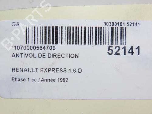 Used Ignition barrel RENAULT RAPID Box Body/MPV (F40_, G40_) 1.6 D (F404) (55 hp) 24344368