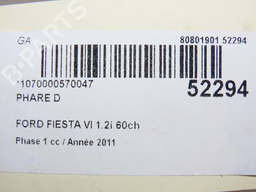 Right headlight FORD FIESTA VI (CB1, CCN) 1.25 | BP28832458C29 - Image 5