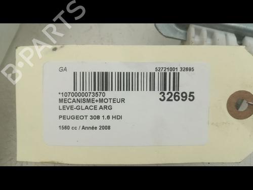 Rear left window mechanism PEUGEOT 308 I (4A_, 4C_) 1.6 HDi | BP23176748C24 