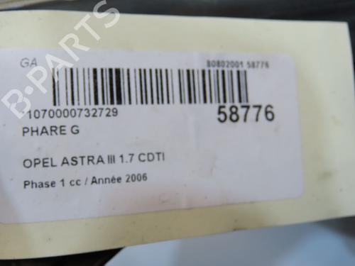 Left headlight OPEL ASTRA H GTC (A04) 1.7 CDTi (L08) | BP36396275C28 - Image 4