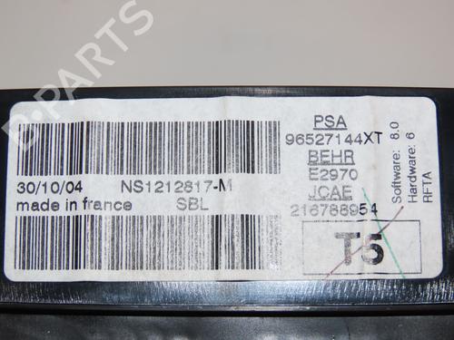 Used Climate control PEUGEOT 307 (3A/C) 1.6 16V (109 hp) 28830387