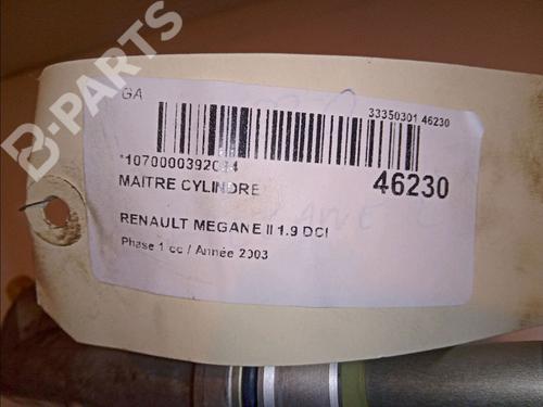 Brake master cylinder RENAULT MEGANE II (BM0/1_, CM0/1_) 1.9 dCi (BM0G, CM0G) | BP11100490M77 