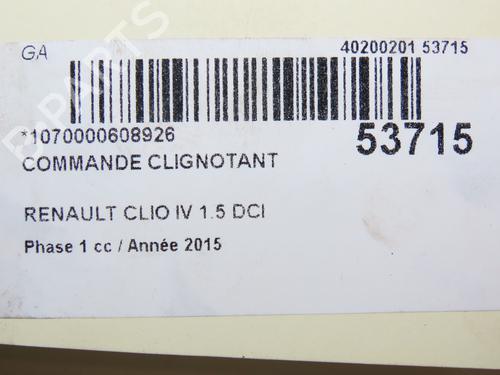 Used Steering column stalk RENAULT CLIO IV (BH_) 1.5 dCi 75 (75 hp) 28830308