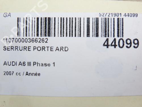 Rear right lock AUDI A6 Allroad C6 (4FH) 3.0 TDI quattro | BP28831927C99 