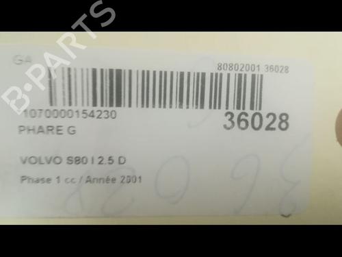 Used Left headlight Left headlight VOLVO S80 I (184) 2.5 TDI (140 hp) 9600890 9600890