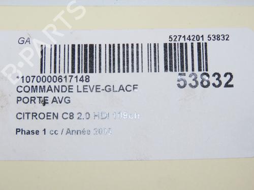 Left front window switch CITROËN C8 (EA_, EB_) 2.0 HDi | BP32716232I27  - Image 5