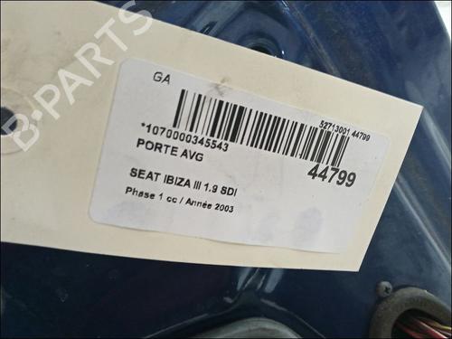 Used Left front door SEAT IBIZA III (6L1) 1.9 SDI (64 hp) 11102511