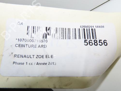 Used Rear right belt tensioner Rear right belt tensioner RENAULT ZOE (BFM_) ZOE (88 hp) 34048956 34048956