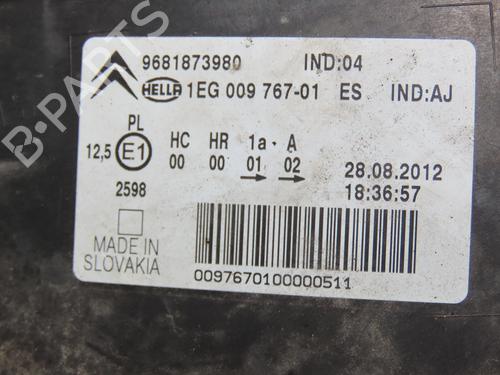 Left headlight CITROËN C3 Picasso (SH_) 1.6 VTi 120 | BP30978897C28