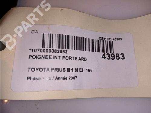 Rear right interior door handle TOYOTA PRIUS Liftback (_W2_) 1.5 Hybrid (NHW20_, NHW20R) | BP11103259I16 