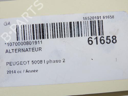 Used Alternator Alternator PEUGEOT 5008 (0U_, 0E_) 1.6 HDi (112 hp) 40050803 40050803