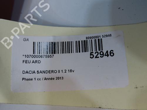 Right taillight DACIA SANDERO II 1.2 | BP33770472C35  - Image 5