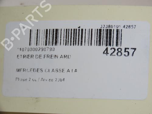 Right rear brake caliper MERCEDES-BENZ A-CLASS (W168) A 170 CDI (168.009, 168.109) | BP23173834M106 