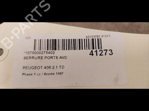 Used Front right lock PEUGEOT 406 (8B) 2.1 TD 12V (109 hp) 23176400