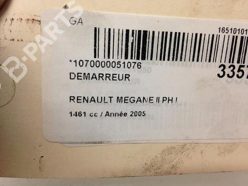 Starter RENAULT MEGANE II (BM0/1_, CM0/1_) 1.5 dCi (BM0F, BM0T, BM2B, CM0F, CM0T) | BP9594034M8 