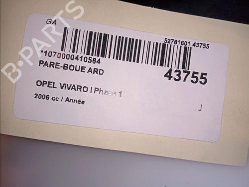 Wheel arch OPEL VIVARO A Van (X83) 1.9 DTI (F7) | BP14879239C56 