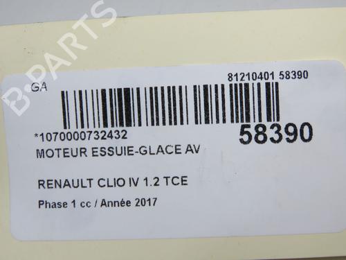 Used Front wiper motor Front wiper motor RENAULT CLIO IV (BH_) 1.2 TCe 120 (BHAU) (118 hp) 33728201 33728201