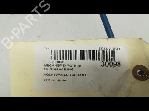 Rudehejsemekanisme ventre foran VW TOURAN (5T1) 2.0 TDI (150 hp) 23175751