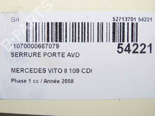 front-right-lock-mercedes-benz-vito-mixto-van-w639-2003-36495182 main image