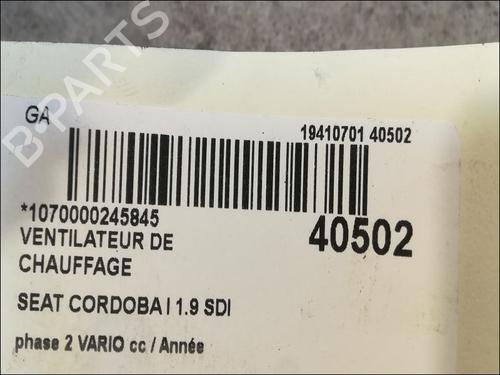 Heater blower motor SEAT CORDOBA Vario (6K5) 1.9 SDI | BP23172524M62 