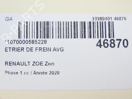 Left front brake caliper RENAULT ZOE (BFM_) ZOE (BFMC, BFMD) | BP28830073M105  - Image 8