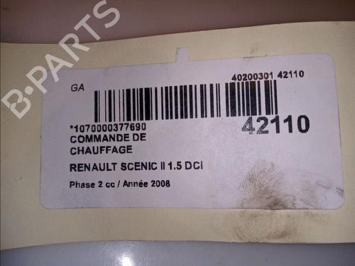 Used Climate control Climate control RENAULT SCÉNIC II (JM0/1_) 1.5 dCi (JM1E, JM16) (106 hp) 11101019 11101019