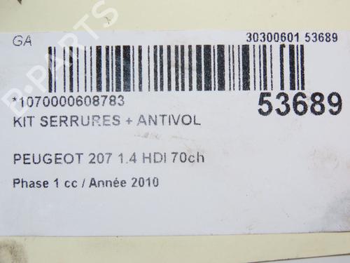 Used Electronic module PEUGEOT 207 (WA_, WC_) 1.4 HDi (68 hp) 28829696