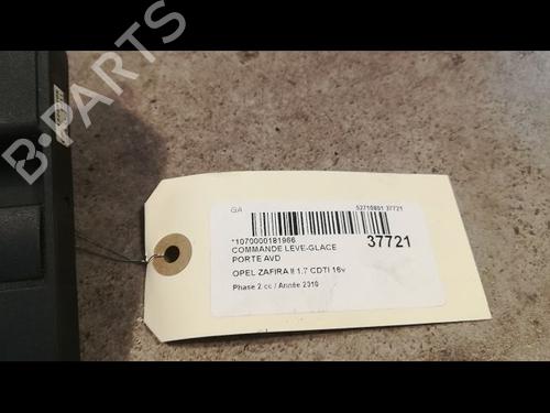 Used Switch OPEL ZAFIRA / ZAFIRA FAMILY B (A05) 1.7 CDTI (M75) (110 hp) 9602761