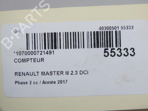 Instrument cluster RENAULT MASTER III Van (FV) 2.3 dCi 130 FWD (FV0M, FV0Y, FV0J, FV02, FV03) | BP36283632C47 - Image 6