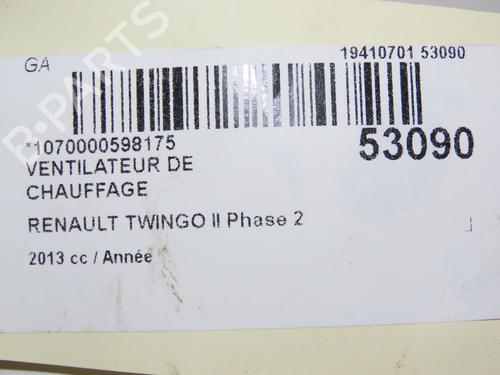 Used Heater blower motor RENAULT TWINGO II (CN0_) 1.6 RS (CN0N, CN0R, CN0S) (133 hp) 28829356