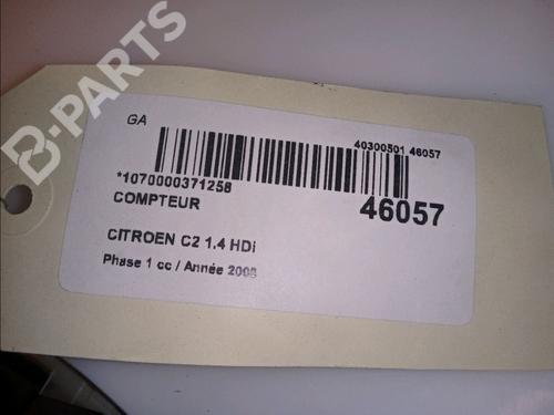 Instrument cluster CITROËN C2 (JM_) 1.4 HDi | BP11101429C47 