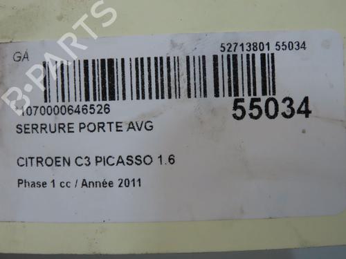 Used Front left lock CITROËN C3 Picasso (SH_) 1.6 HDI 90 (92 hp) 31242559