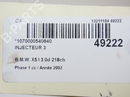 Injector BMW X5 (E53) 3.0 d | BP23171626M100  - Image 5