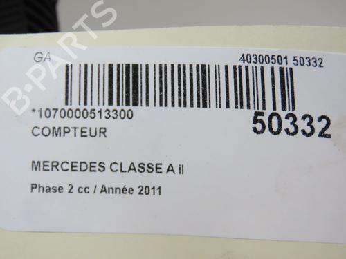 Instrument cluster MERCEDES-BENZ A-CLASS (W169) A 180 CDI (169.007, 169.307) | BP18926235C47 