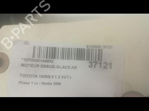 Used Rear wiper motor TOYOTA YARIS (_P9_) 1.3 VVT-i (SCP90_, SCP90R) (87 hp) 9600240