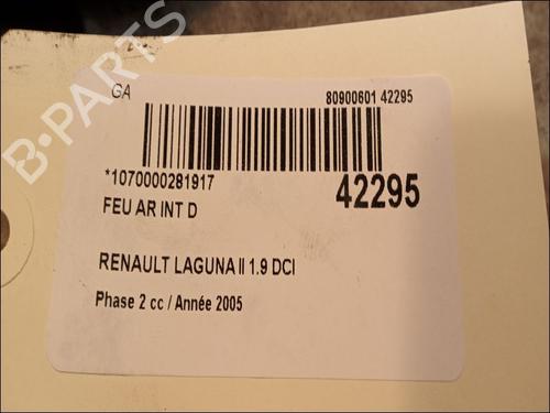 Used Right tailgate light Right tailgate light RENAULT LAGUNA II (BG0/1_) 1.9 dCi (BG08, BG0G) (120 hp) 23177843 23177843