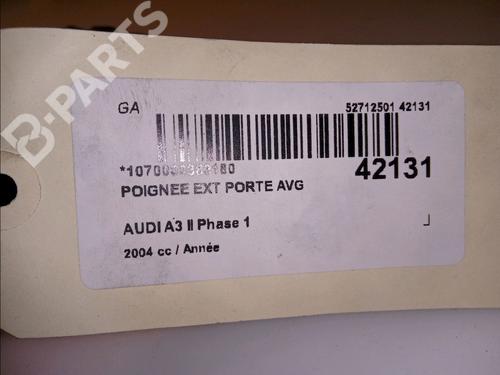 Front left exterior door handle AUDI A3 Sportback (8PA) 2.0 TDI 16V | BP11102319C128 