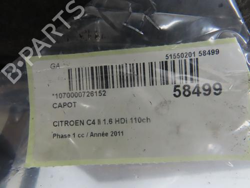 Used Hood Hood CITROËN C4 II (NC_) 1.6 HDi 110 (112 hp) 33222743 33222743