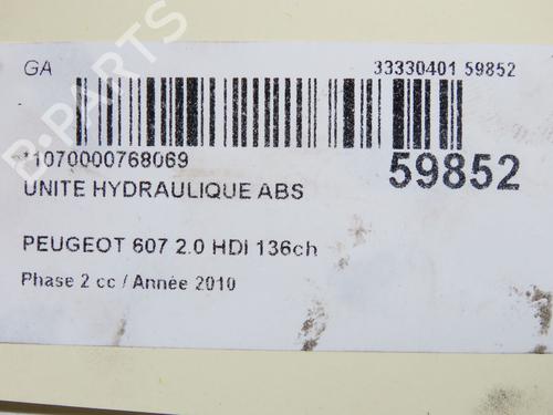 ABS pump PEUGEOT 607 (9D, 9U) 2.0 HDI | BP39756456M43 - Image 9